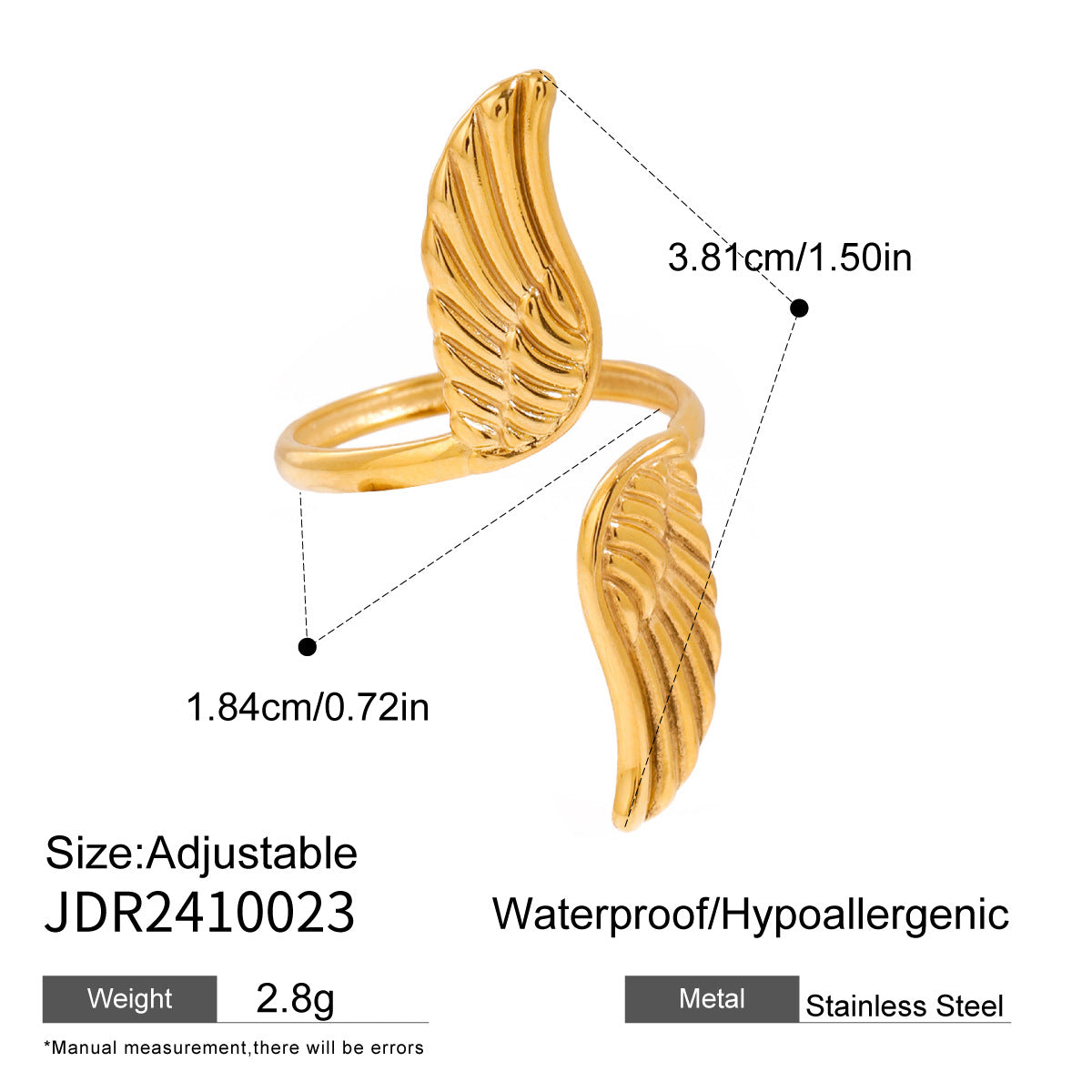 Titanium Steel Non-fading Ring For Women