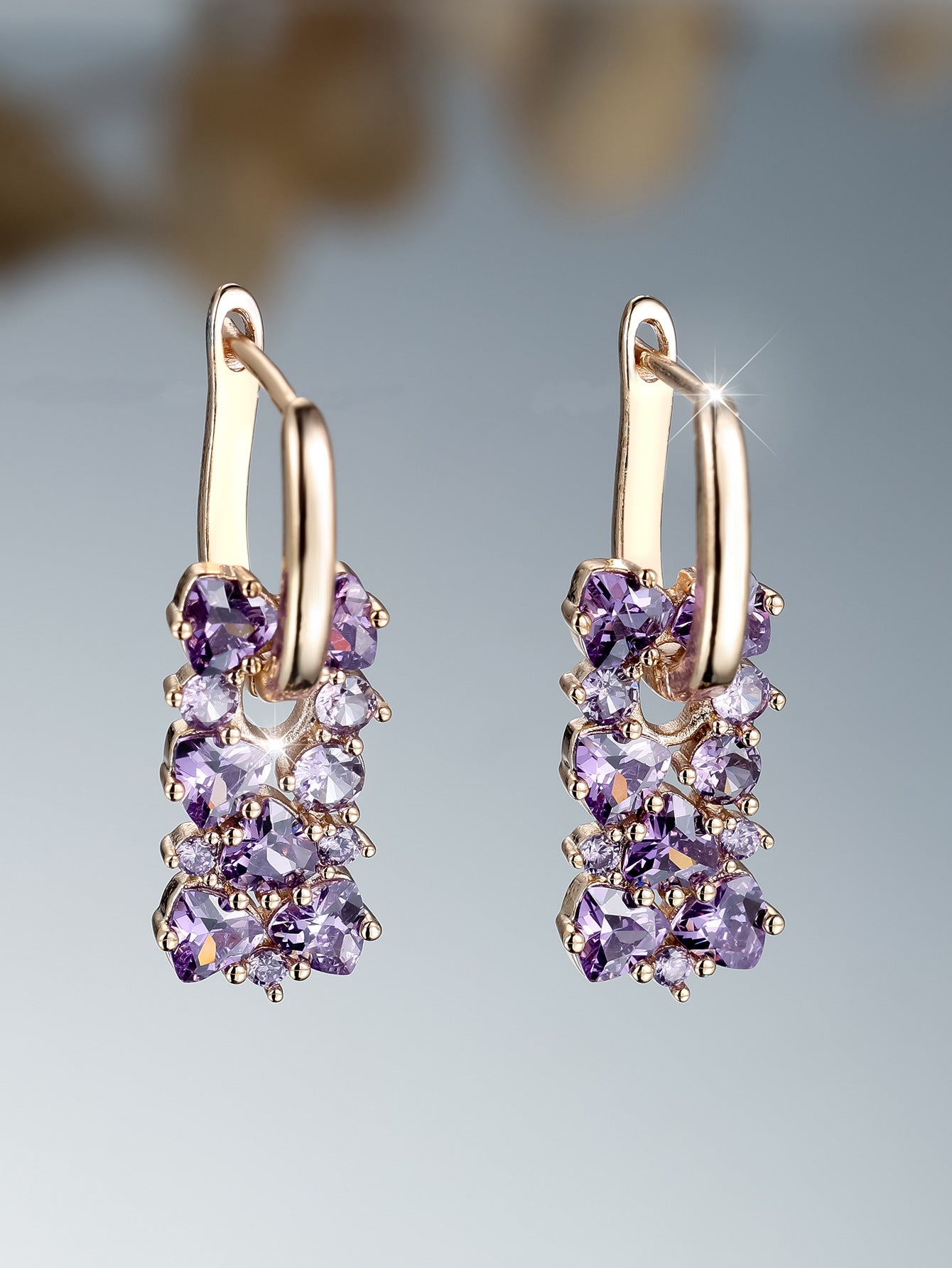Geometric Light-luxury Exquisite Versatile Earrings For Women