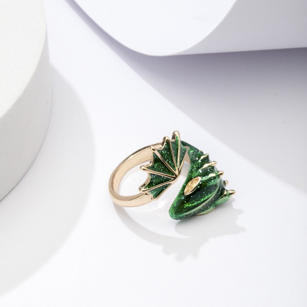 Oil-drip Alloy Open-ring Fashion Trend
