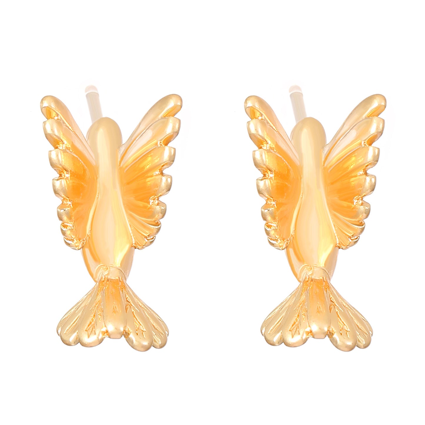 Fashionable Flying Bird Stud Earrings