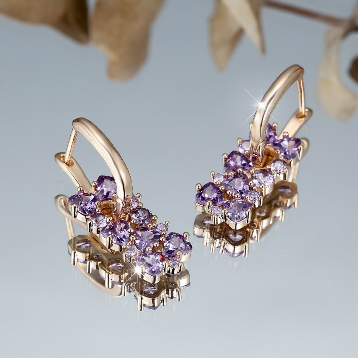 Geometric Light-luxury Exquisite Versatile Earrings For Women