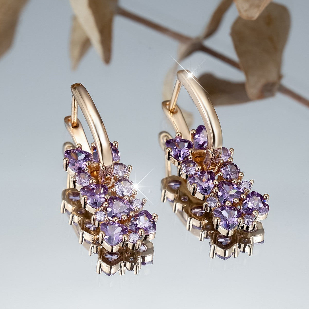 Geometric Light-luxury Exquisite Versatile Earrings For Women