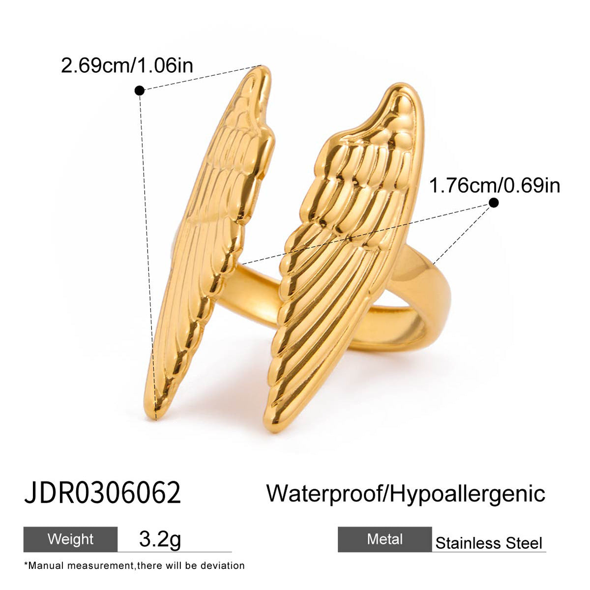 Titanium Steel Non-fading Ring For Women