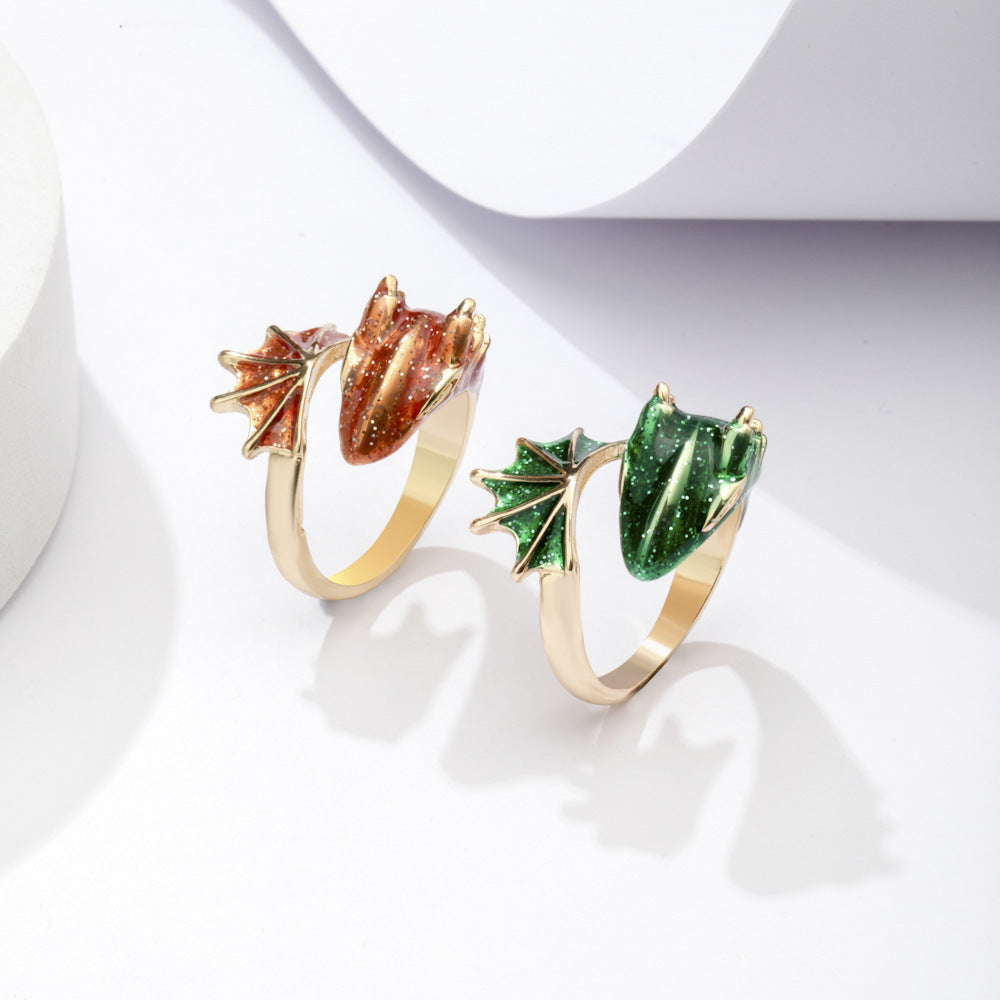 Oil-drip Alloy Open-ring Fashion Trend