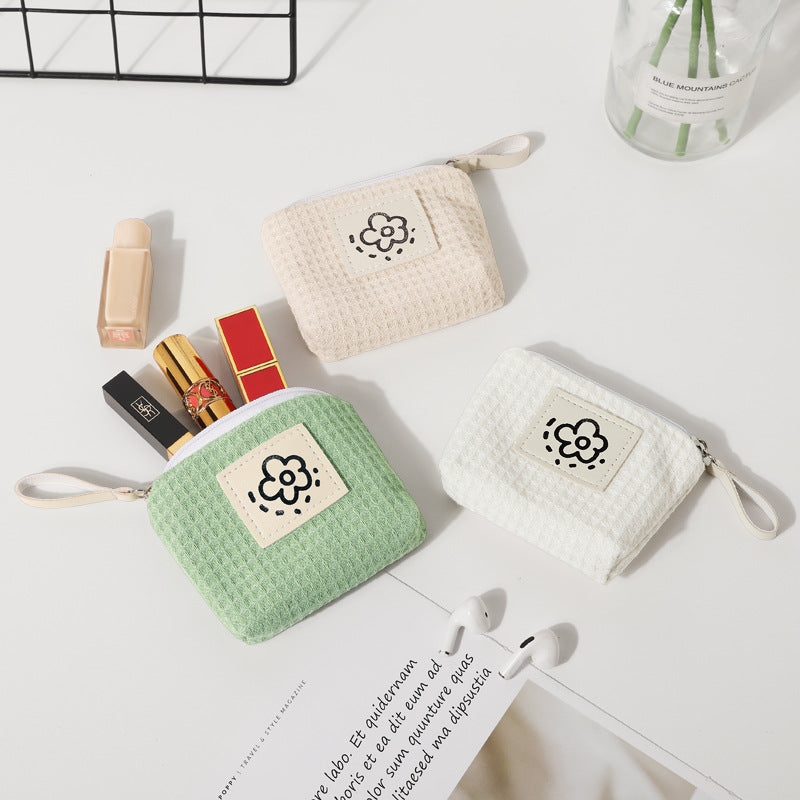 Japanese-style Minimalist And Compact Summer Flower Wristlet