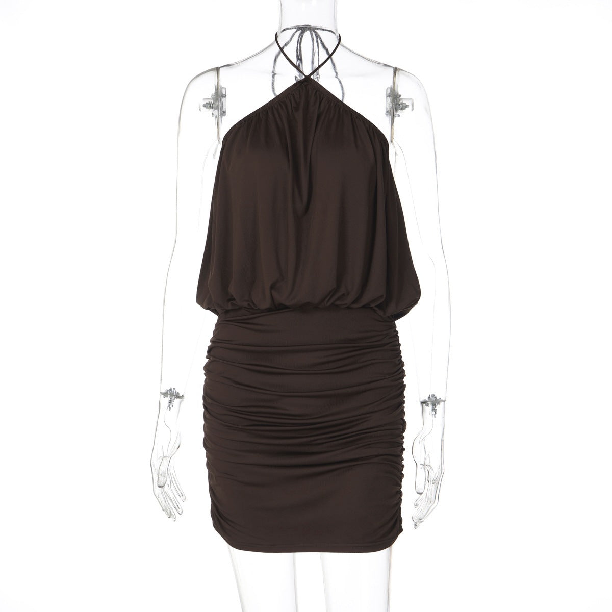 French-style Sexy Backless Halter Dress For Women
