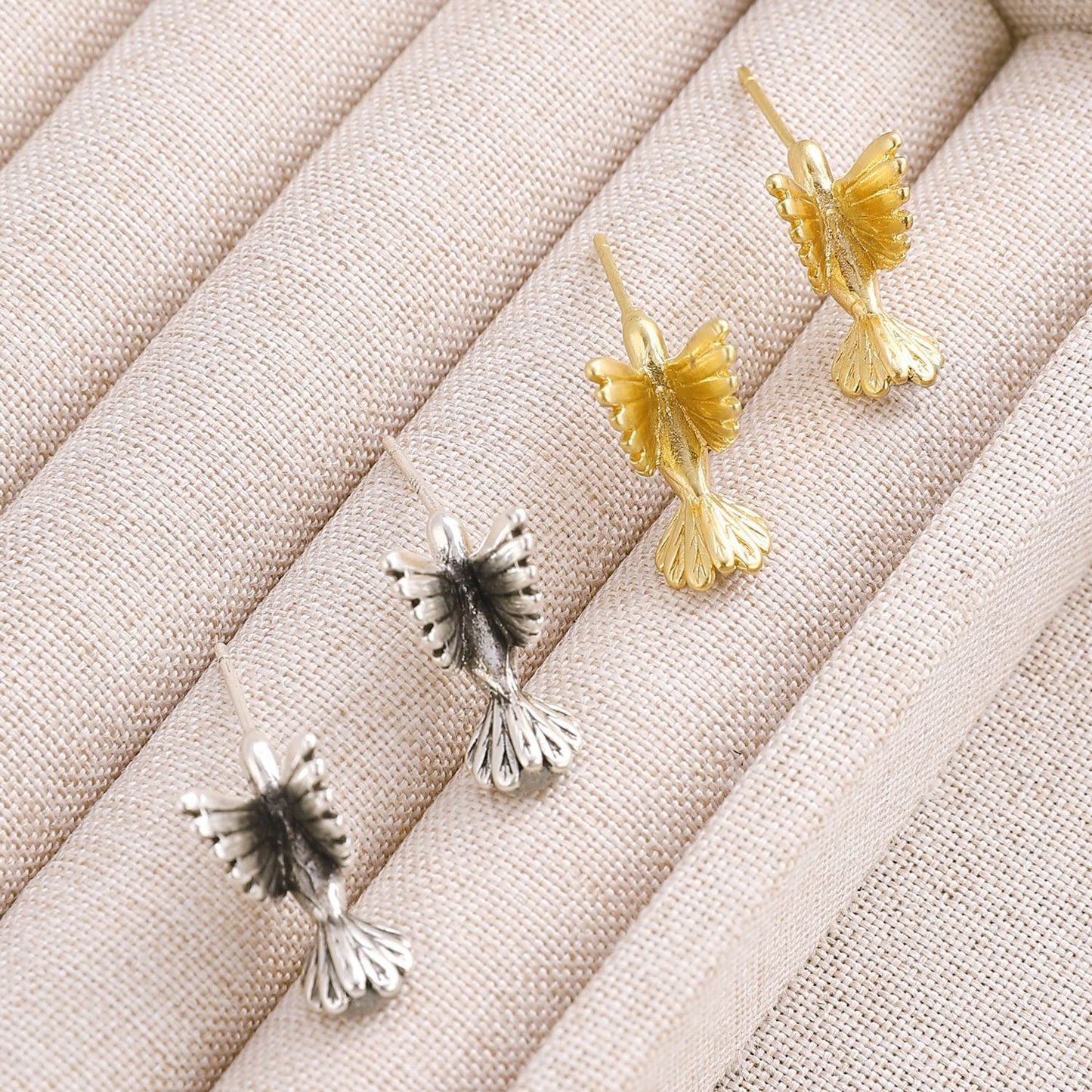 Fashionable Flying Bird Stud Earrings