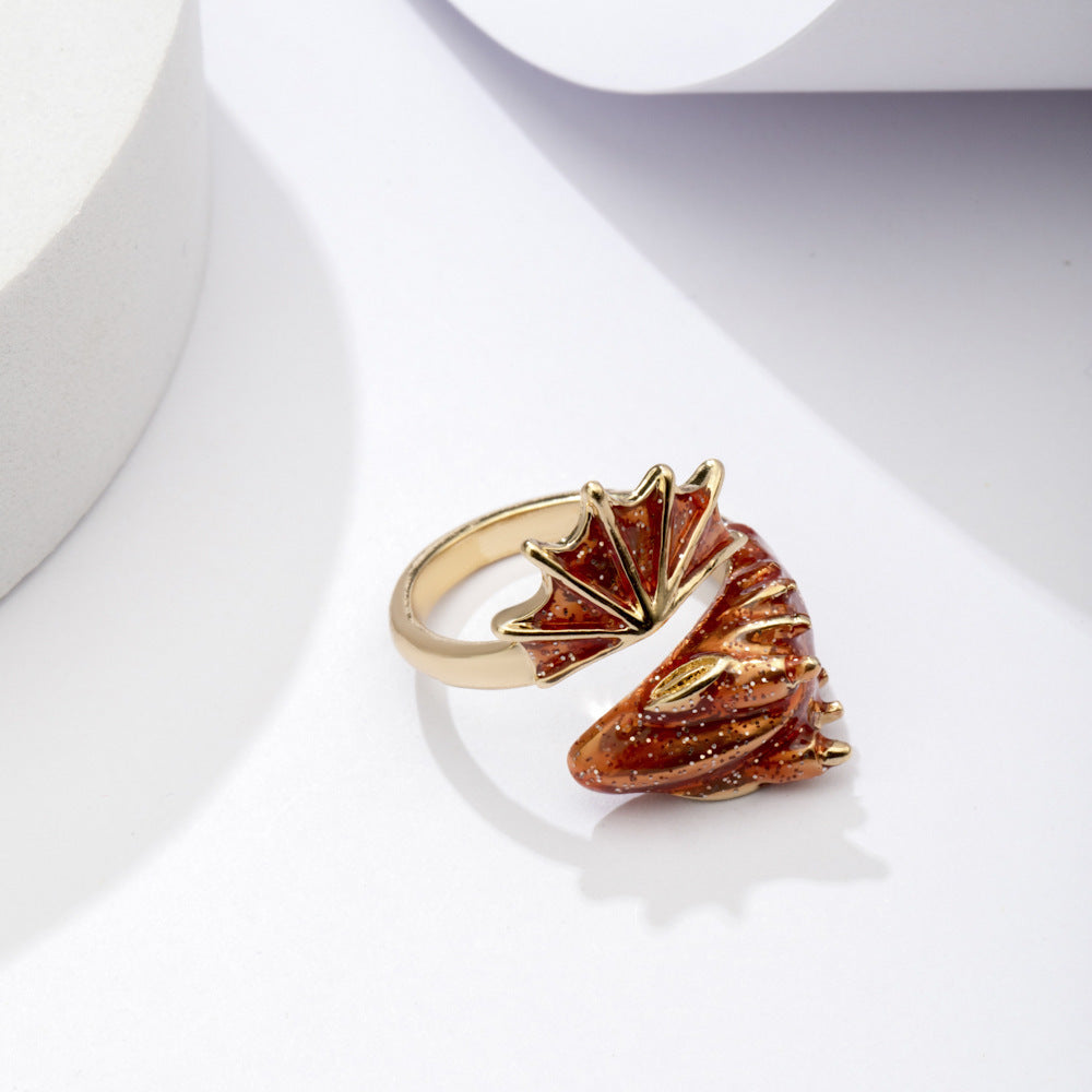 Oil-drip Alloy Open-ring Fashion Trend